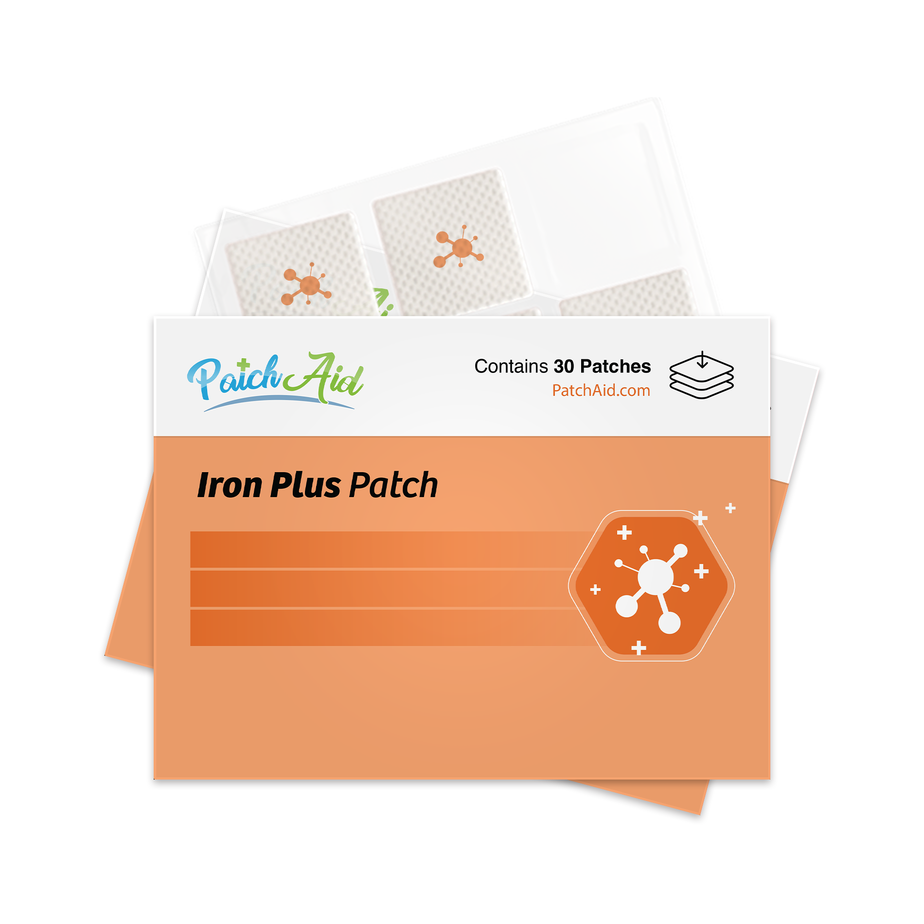 Patch Aid Iron Plus Topical Patch - 30 Daily Patches