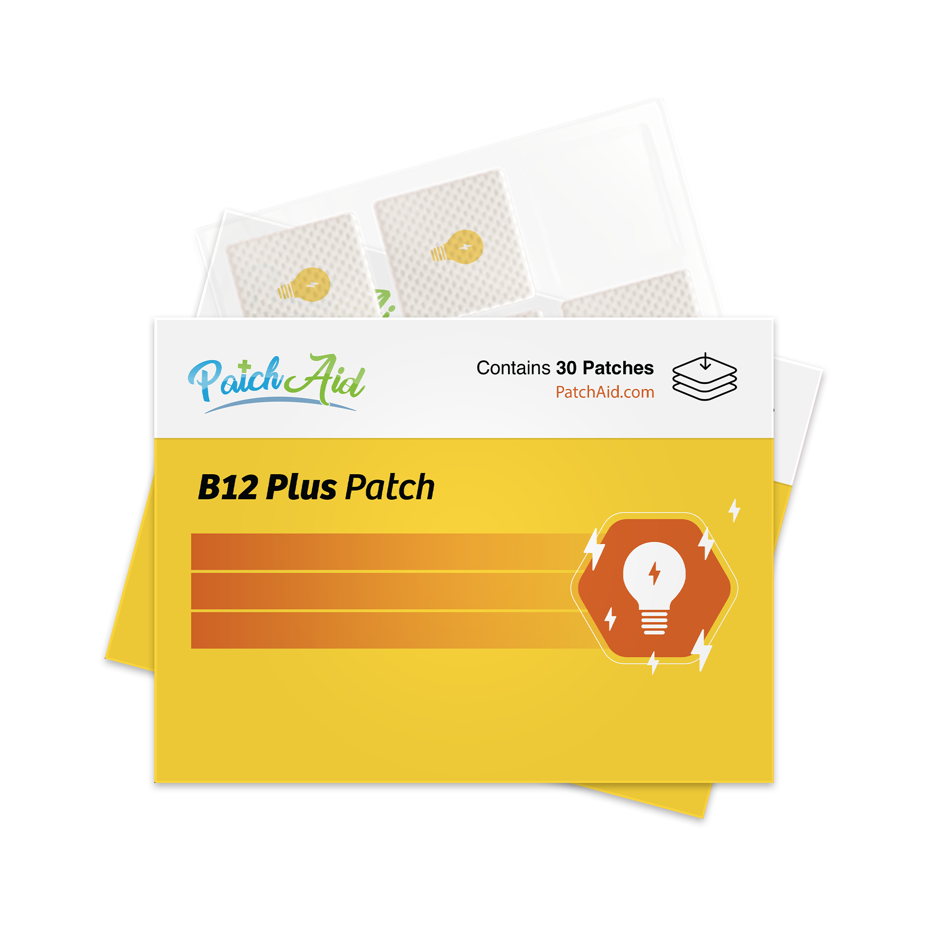 Patch Aid B12 Plus Topical Patch - 30 Daily Patches