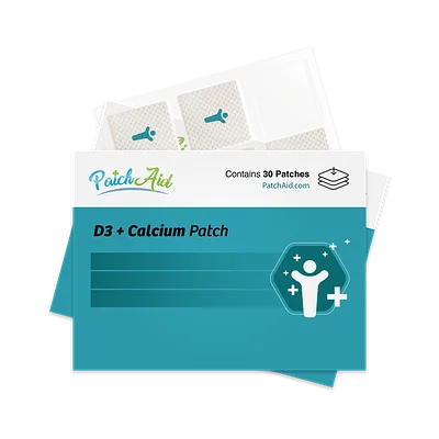 Patch Aid Vitamin D3 with Calcium Topical Patch - 30 Daily Patches