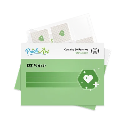 Patch Aid Vitamin D3 Topical Patch - 30 Daily Patches