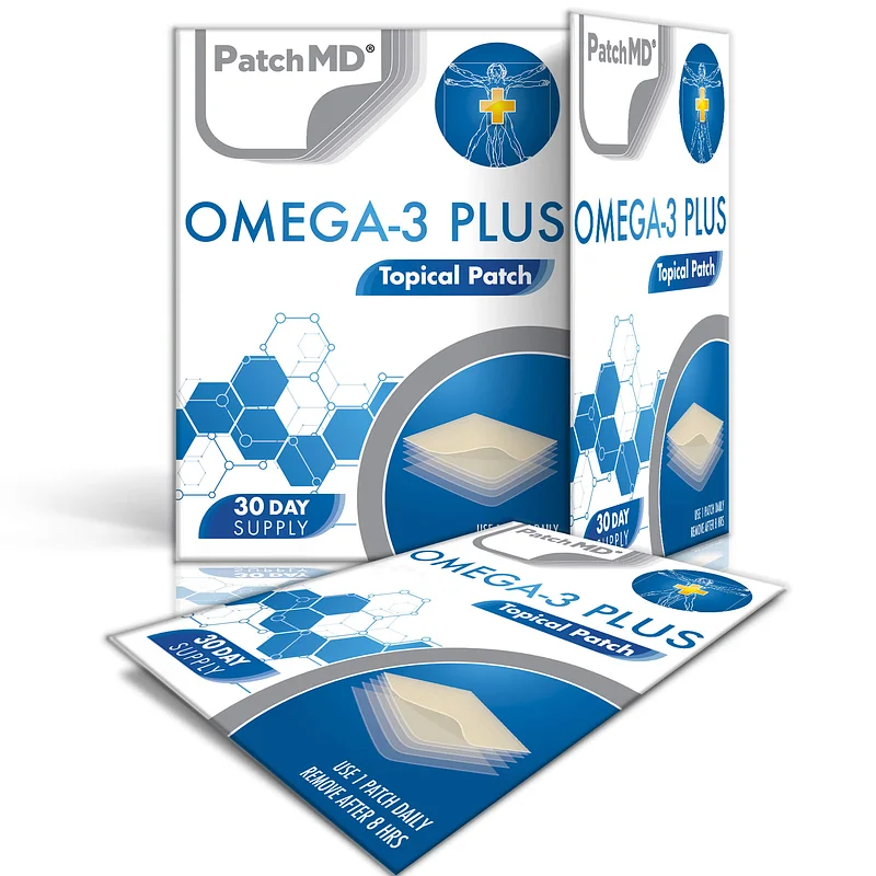 PatchMD Omega-3 Plus Topical Patch - 30 Daily Patches