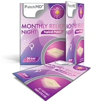 PatchMD Monthly Relief Night Topical Patch — 30 Daily Patches
