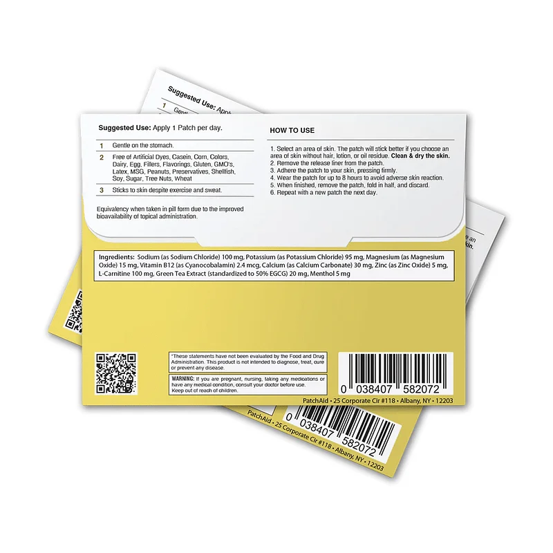 Patch Aid Fasting Aid Topical Patch - 30 Daily Patches