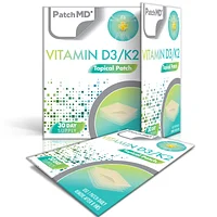 PatchMD D3/K2 Plus Topical Patch - 30 Daily Patches