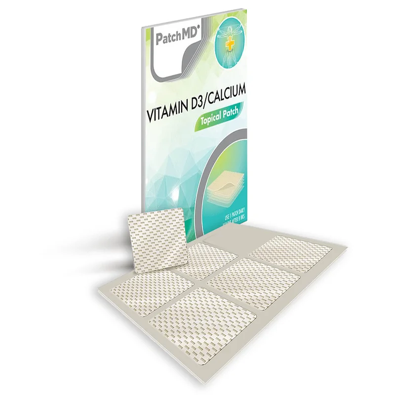 PatchMD D3/Calcium Plus Topical Patch - 30 Daily Patches